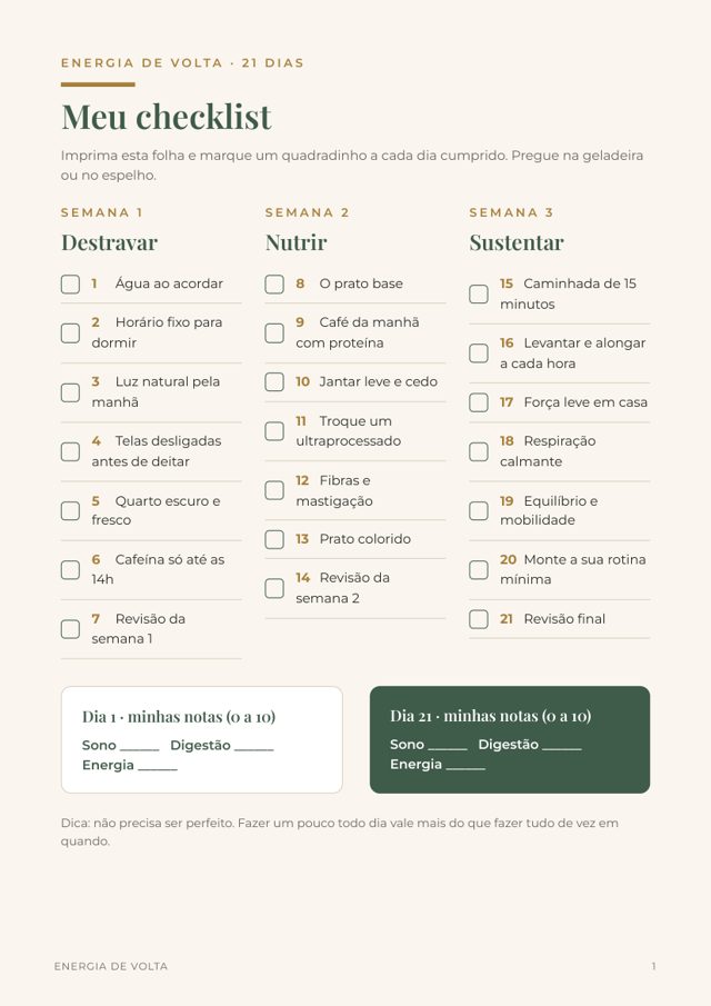 Checklist